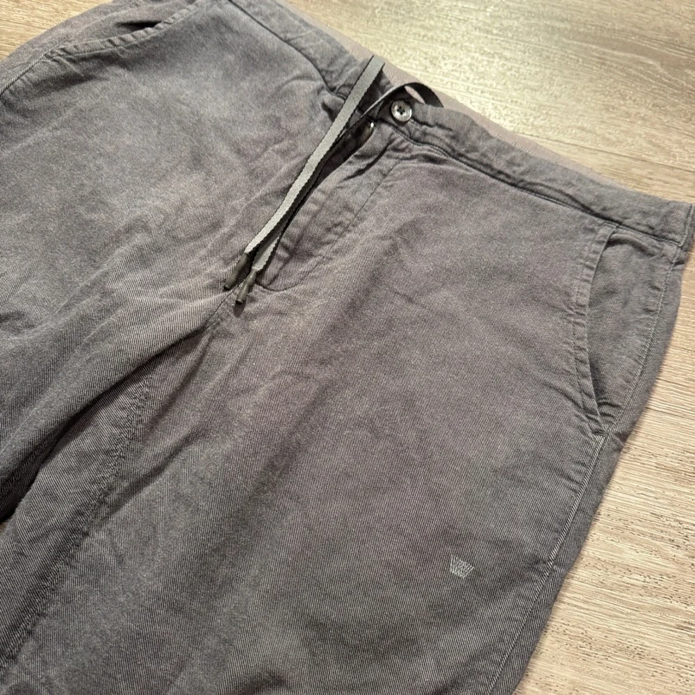 Mack Weldon Pants Men L Gray Daily Wear Stretch Performance Joggers 34x29 Lounge